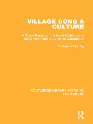 cover image of Village Song & Culture